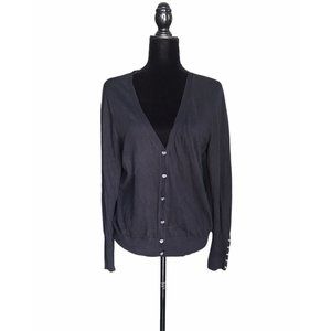 Apt 9 black cardigan sweater Large